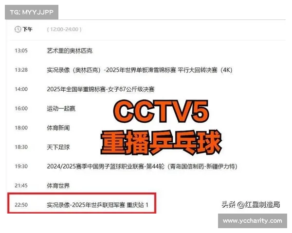 今天中央5频道直播乒乓球赛程精彩呈现全程赛事详情与赛况分析